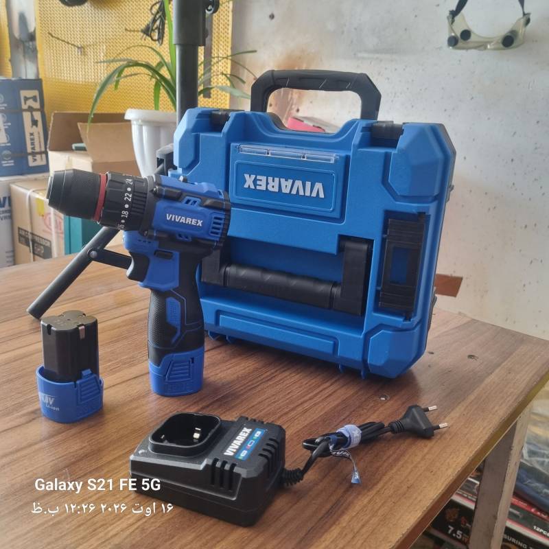 دریل شارژی 16.8 ولت ویوارکس VR1608-BLX